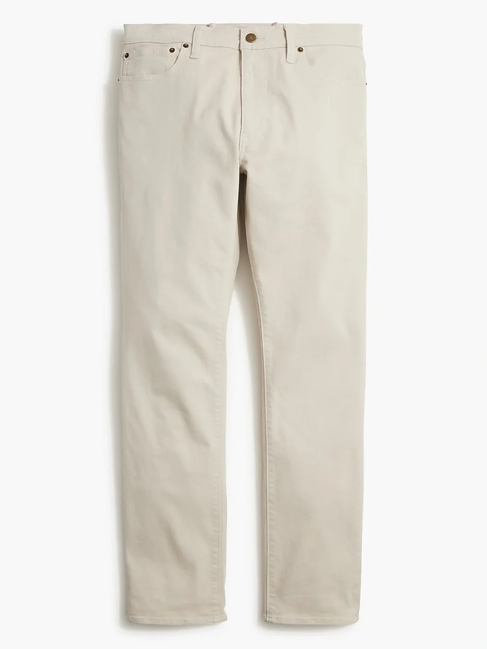 J crew stone Straight-fit garment-dyed five-pocket jean